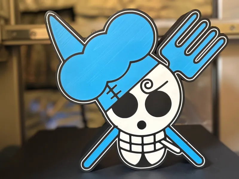 lampada logo sanji one piece
