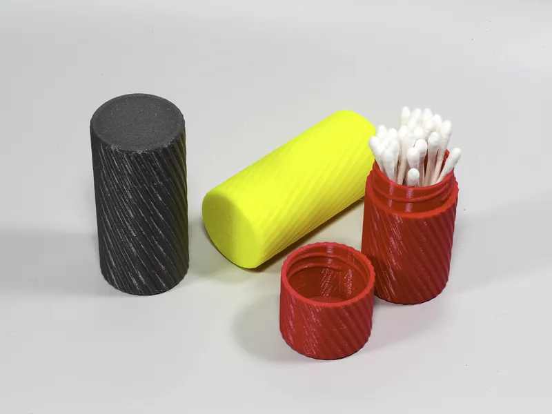 Cotton Swab (QTip) Travel Container Screw-on