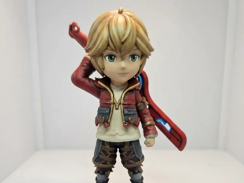 Shulk con Monade Xenoblade chronicles da dipingere