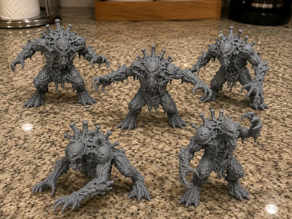Modelo para impresión 3D: 5 big demons. Referencia del modelo original.