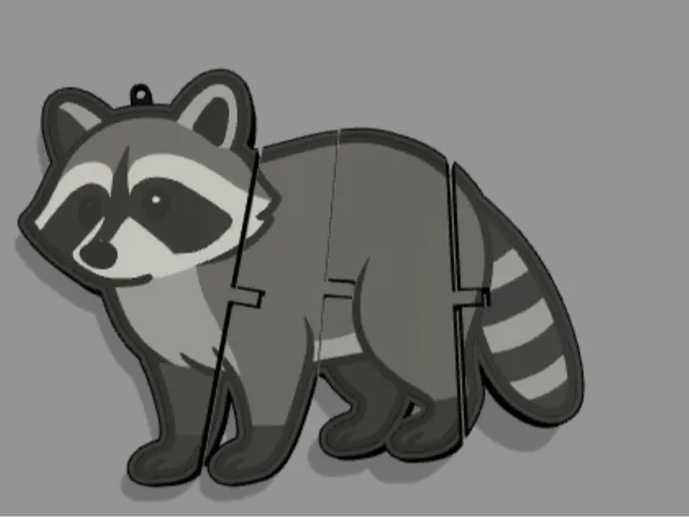 Raccon Flexi Toy