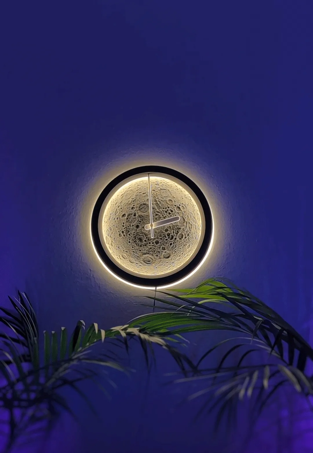 Moon light and clock view 2