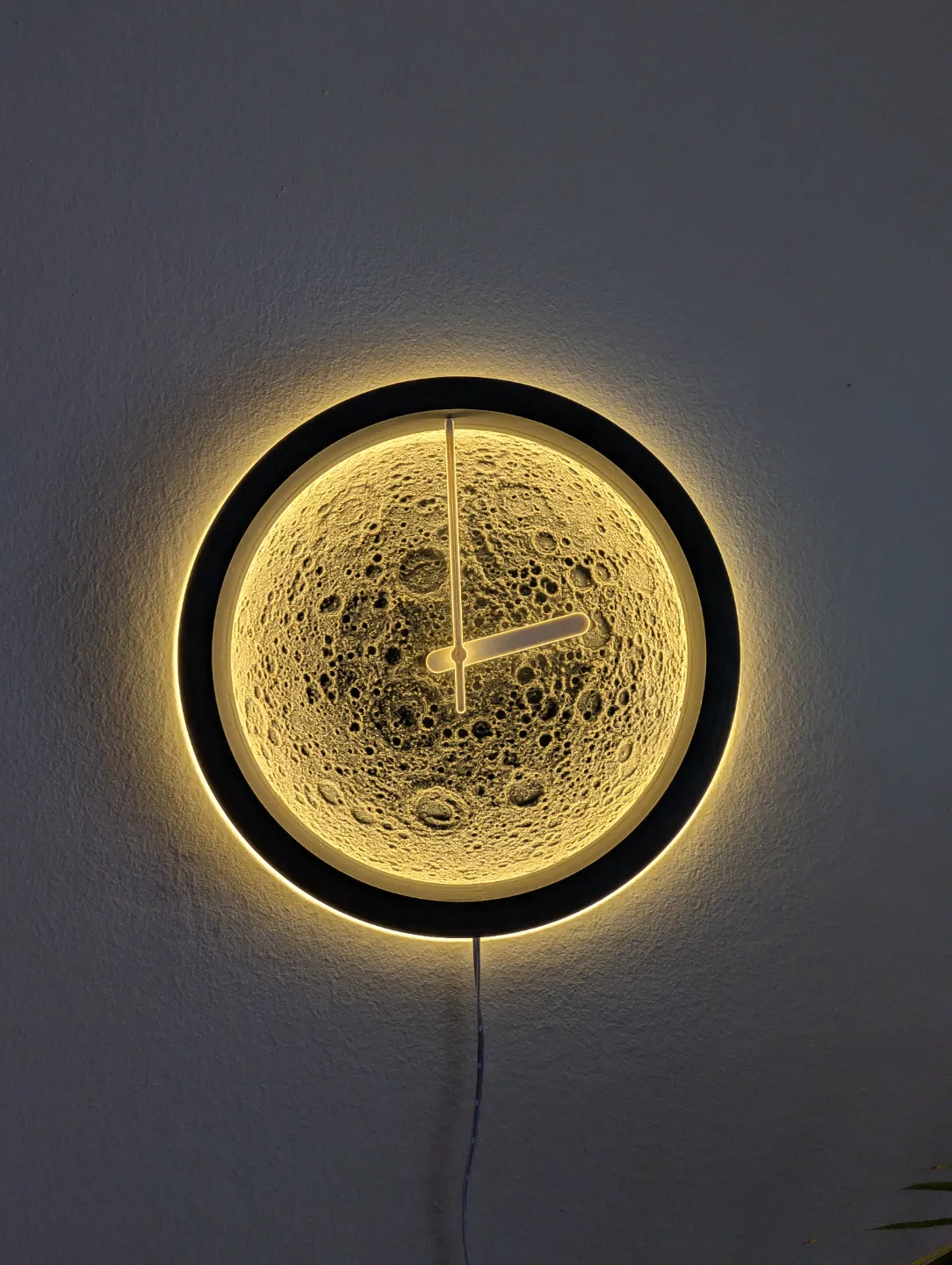 Moon light and clock view 4