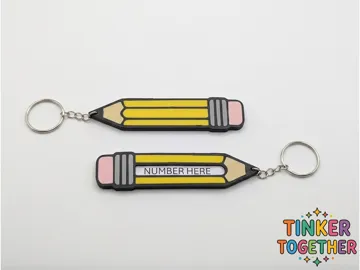 Llavero: Pencil keychain - customisable - free to sell — vista de referencia 5