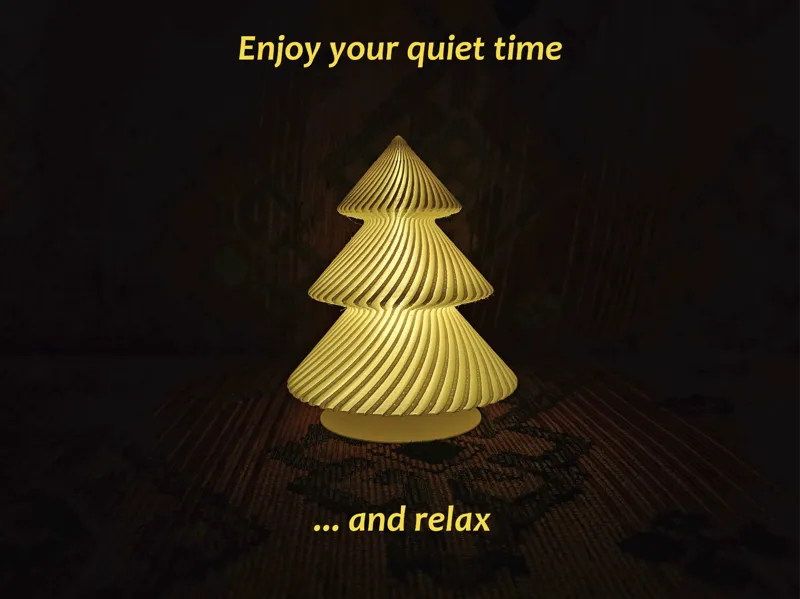 Stylish Christmas Tree Lamp for Teelight