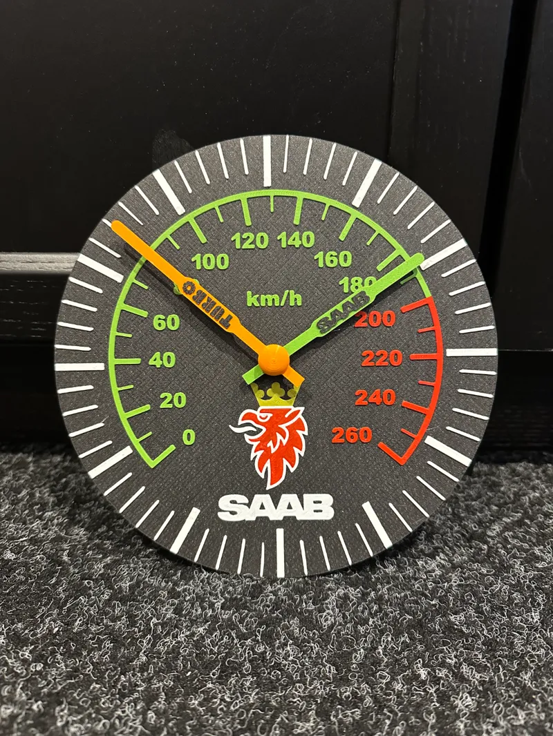 Saab Wall Clock