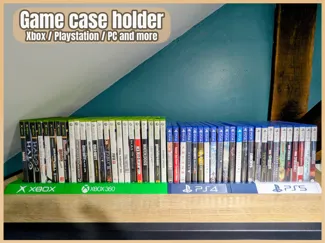 Game case holder (Xbox & 360, Playstation 2/3/4/5)