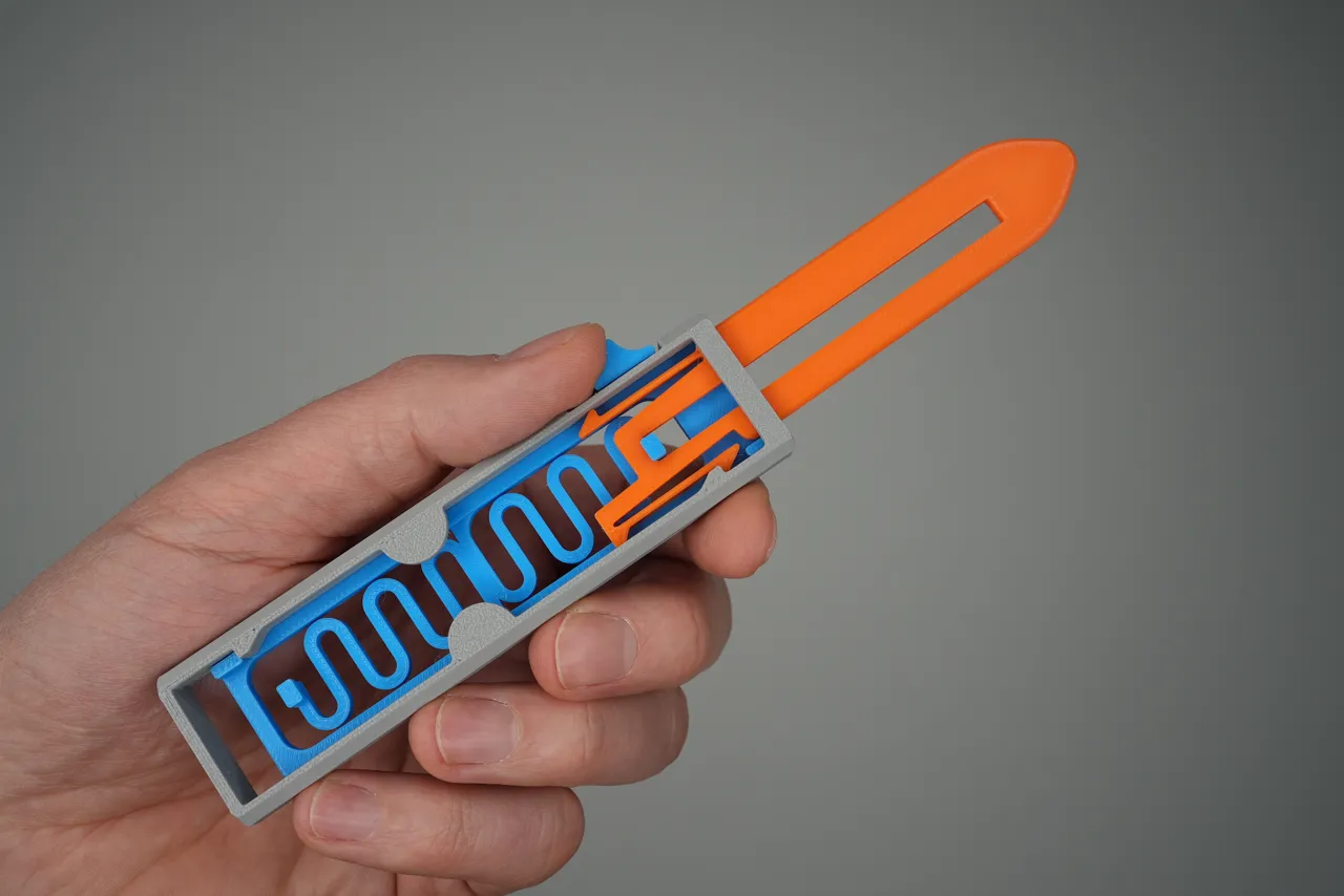 OTF Fidget Knife - only 3 Parts view 2