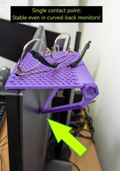 Adjustable Monitor shelf - Fits any display view 2