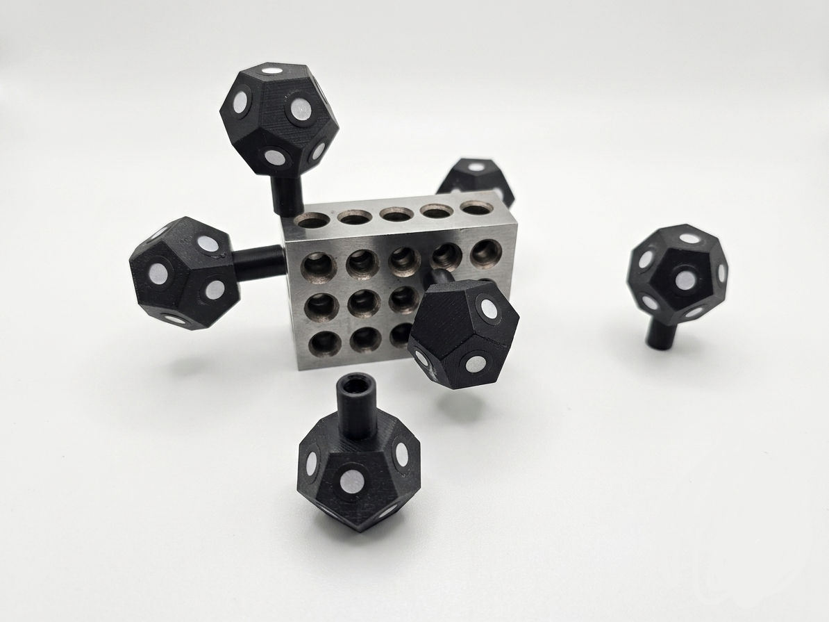 Dodecohedron Standoff Marker Trackers 3D scanning