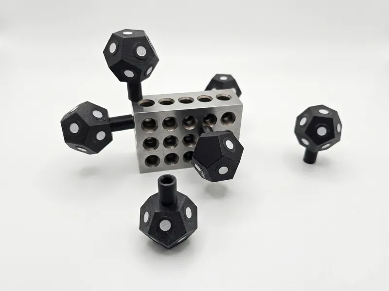 Dodecohedron Standoff Marker Trackers 3D scanning