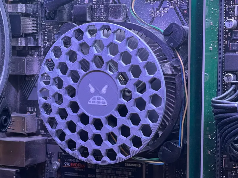HexTech CPU Fan Cover