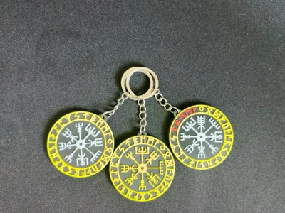 Nordic Ruins keychain