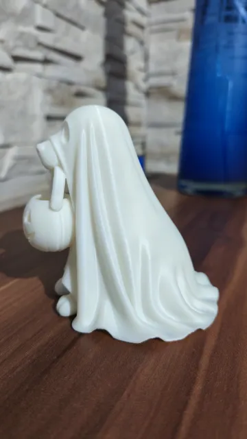 Adorno temático: Ghost dog with a Halloween bowl — vista de referencia 3