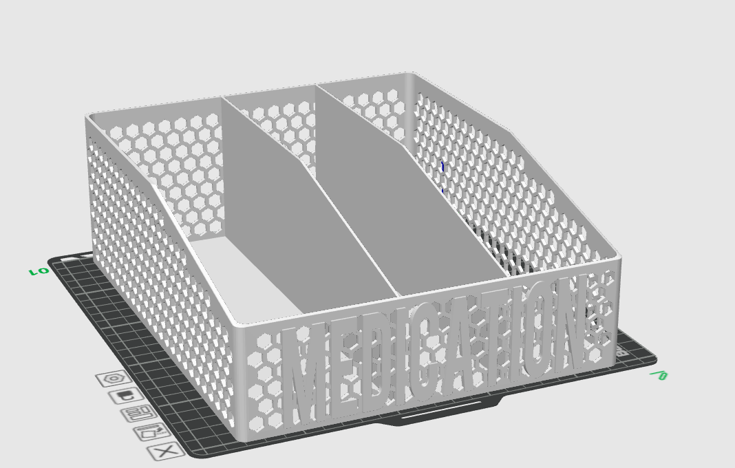 Miniatura 2 do modelo 3D Parametric Medication Organiser