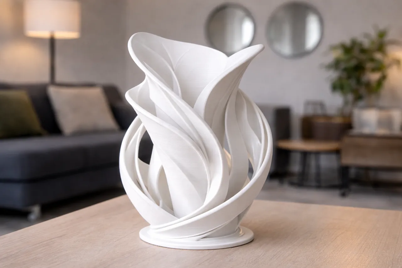 Modern vase view 3