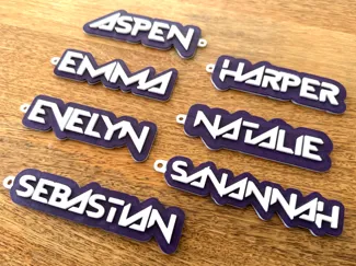 KPOP Demon Hunters Keychains (Custom Names, 100+!)