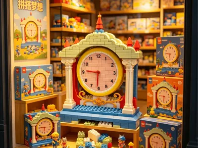 Dream Castle Brick Clock (using Bambu Lab clock components)