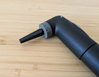 Tire air pump adapter for rubber balls