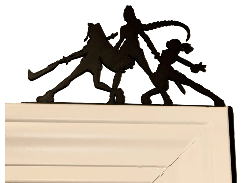 Huntrix Door Topper from KPop Demon Hunter