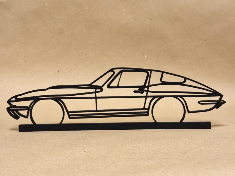 Silhouette Corvette
