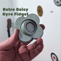 Fidget gyroïde rétro marguerite — photo 1