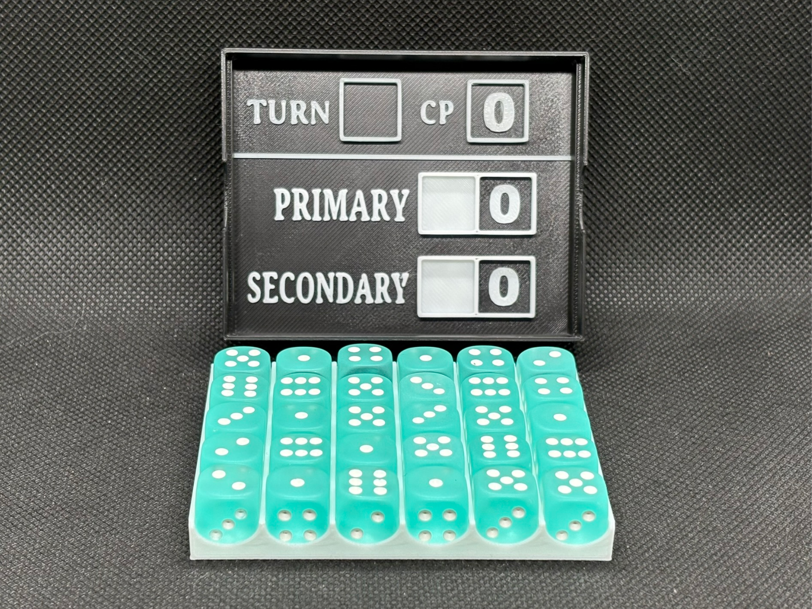 12mm Dice Tray & Points Tracker Lid (40k)