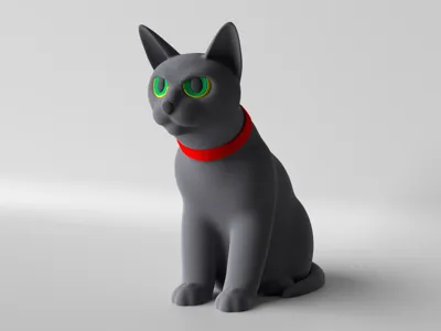 Cute Russian Blue Cat