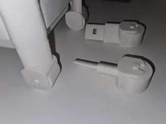 Ikea Vesken Vesken Cart Roller Feet and Wheels