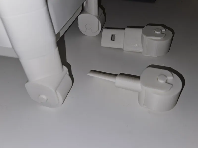 Ikea Vesken Vesken Cart Roller Feet and Wheels