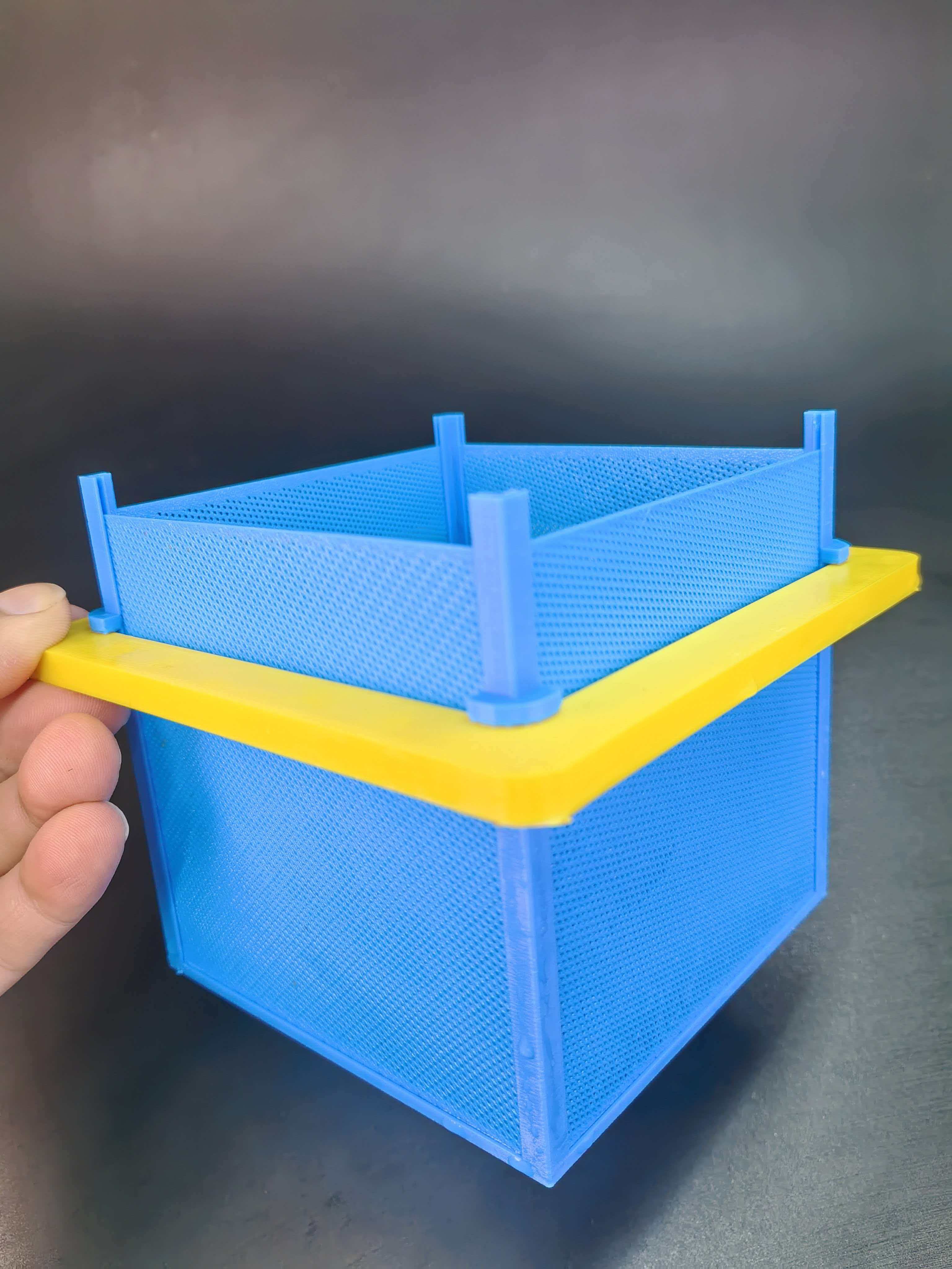Miniatura 2 do modelo 3D 漂浮母鱼隔离盒（刚出生小鱼可用）
