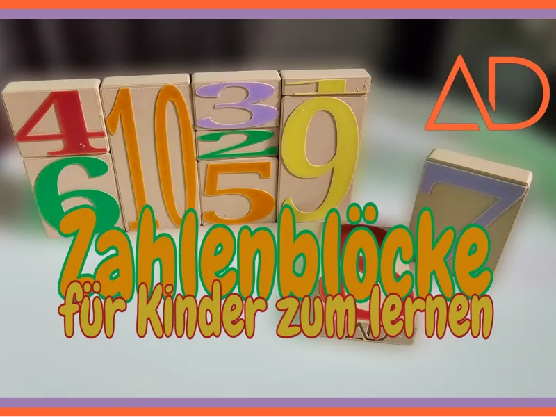 Zahlenblöcke für Kinder zum lernen