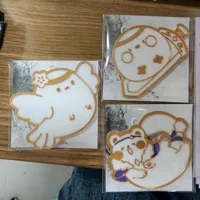 剑网3Keep奖牌掐丝风格挂牌（貂、咕、叽）