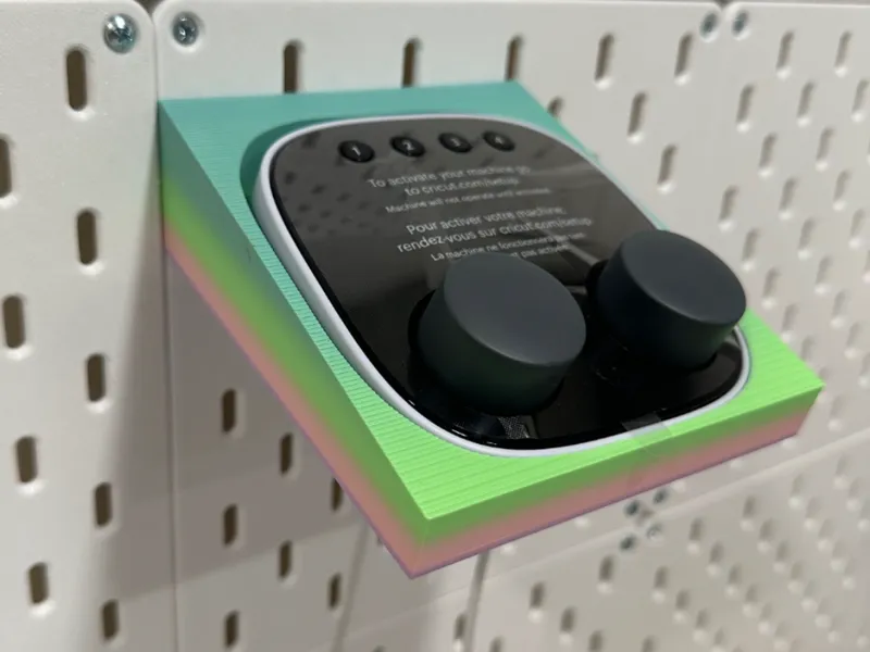 Cricut Autopress Control Pod Mount for IKEA Skadis