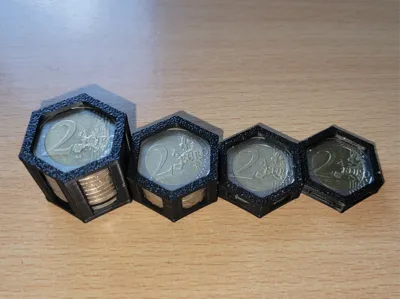 2EUR Coin cage (perfect for prank gift)