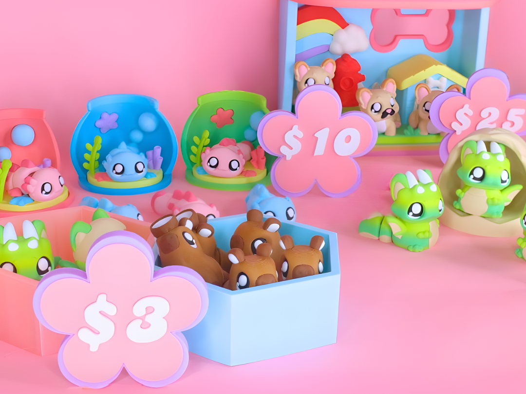FREE Craft Fair Price/Hexagon Display (NO SUPPORT)