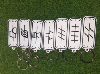 Akatsuki headband keychains