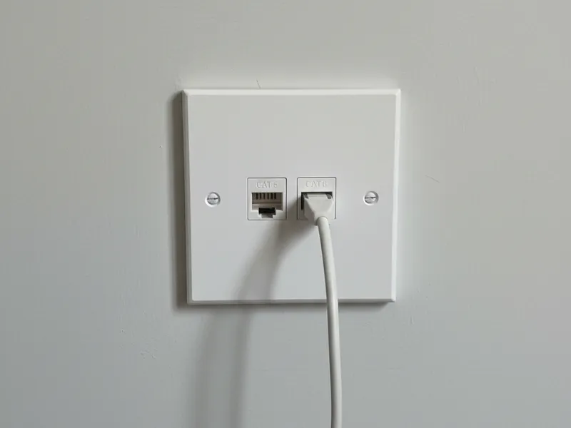 Wall Plate for 2 Keystone - 60mm European Wall Box