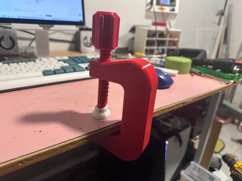 木工夹大力G字夹 加厚针对3D打印做了加强