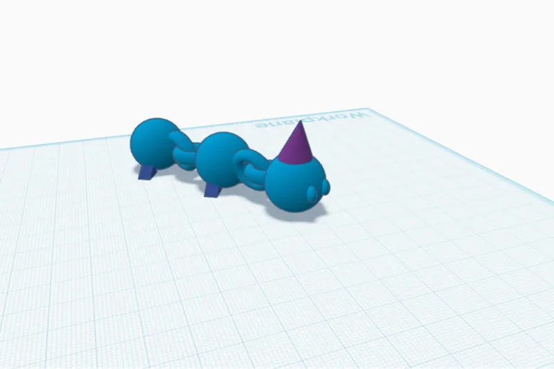 Catapilar with party hat