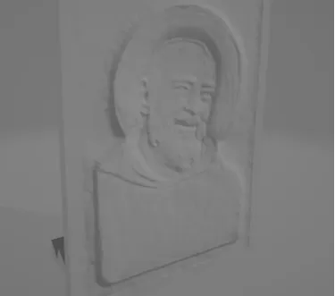 San Pio relief sculpture