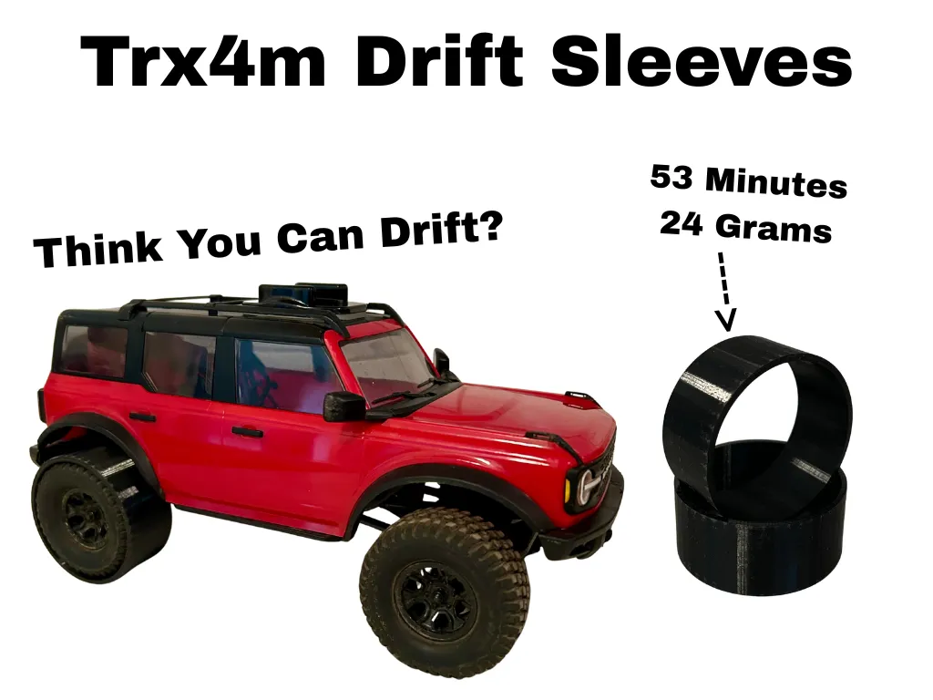 Manchons de drift pour RC Trx4m