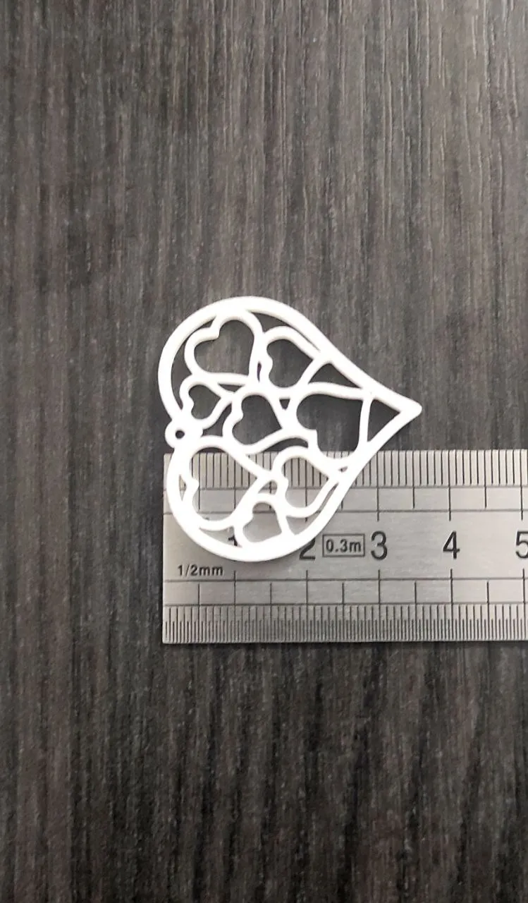 Heart Cascade - Earrings view 2