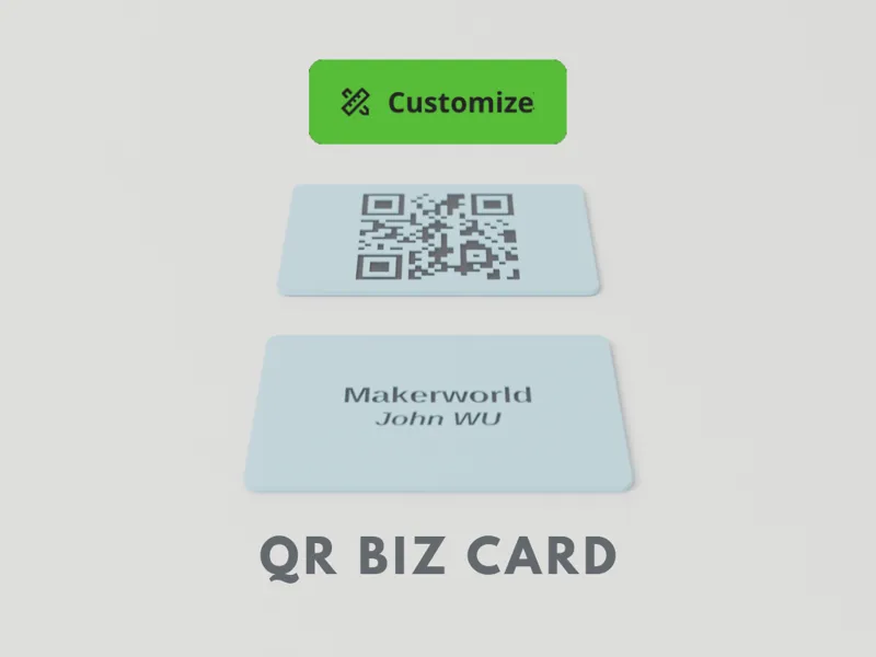 Parametric business card