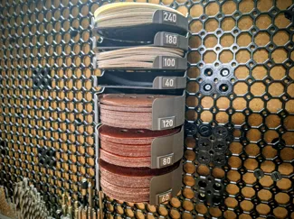 Detachable sanding disc trays, for Multiboard