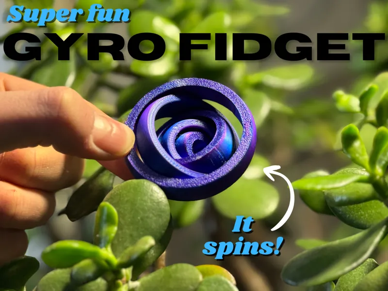 Orbital Gyro Fidget Spinner