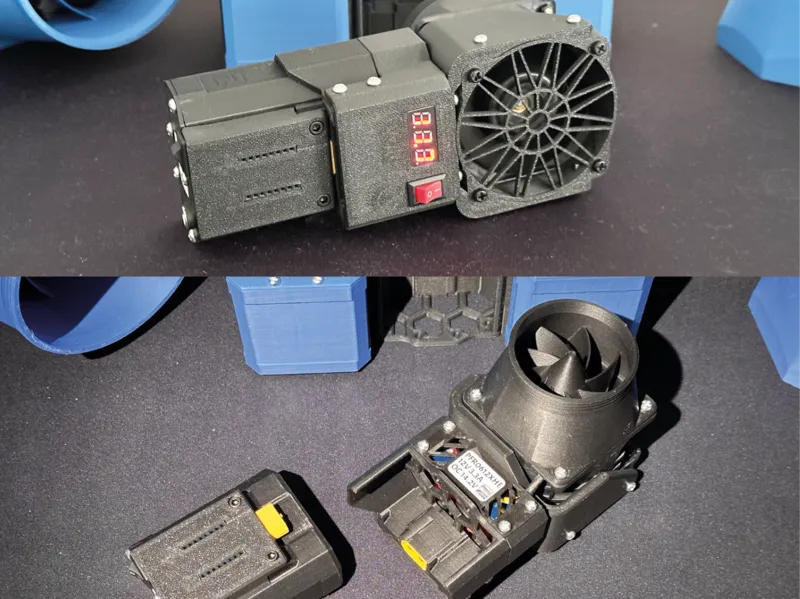 Mini ultra powerful portable jet fan