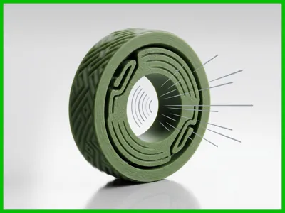 Tactile Clicking Fidget Ring