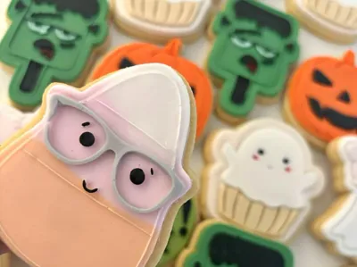 Halloween cookie cutter stamp and embosser