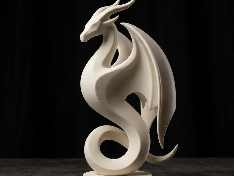 Dragon Scuplture - Minimal Elegant Ornament